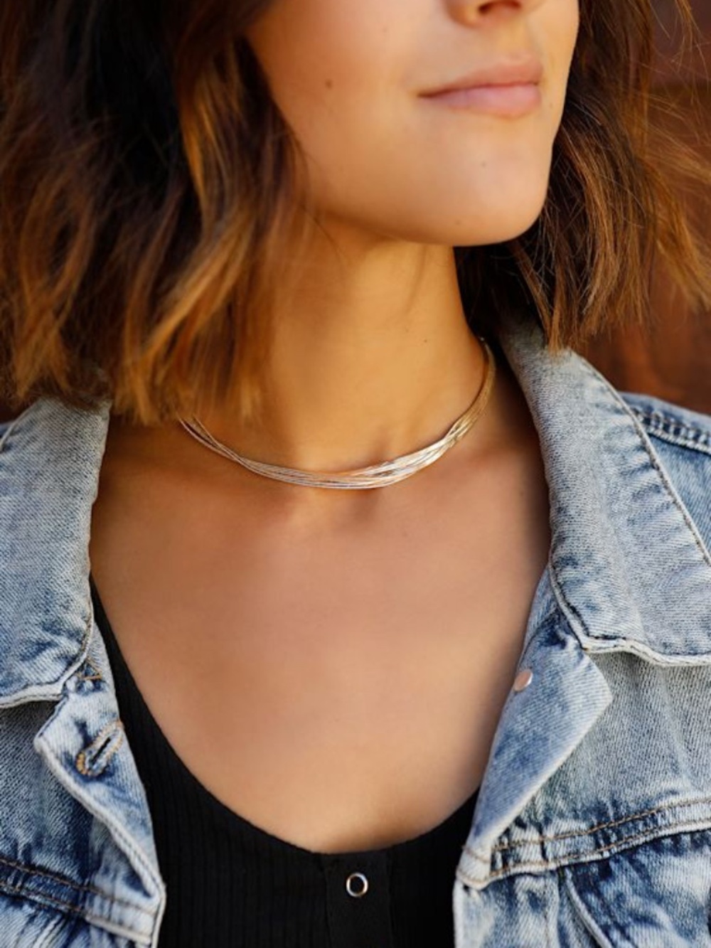 Lulus Partnership Gold Layered Choker Necklace